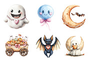 Coquette Halloween Clipart, an Illustration by CreationArt (Thumbnail 4 of 5)