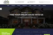 Sheltek - Real Estate HTML Template, a Bootstrap Template by HasThemes (Thumbnail 1 of 3)