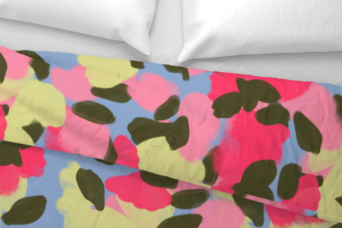 Vibrant bold neon flowers pattern, a Pattern Graphic by Nocito Design (Photo 2 of 5)