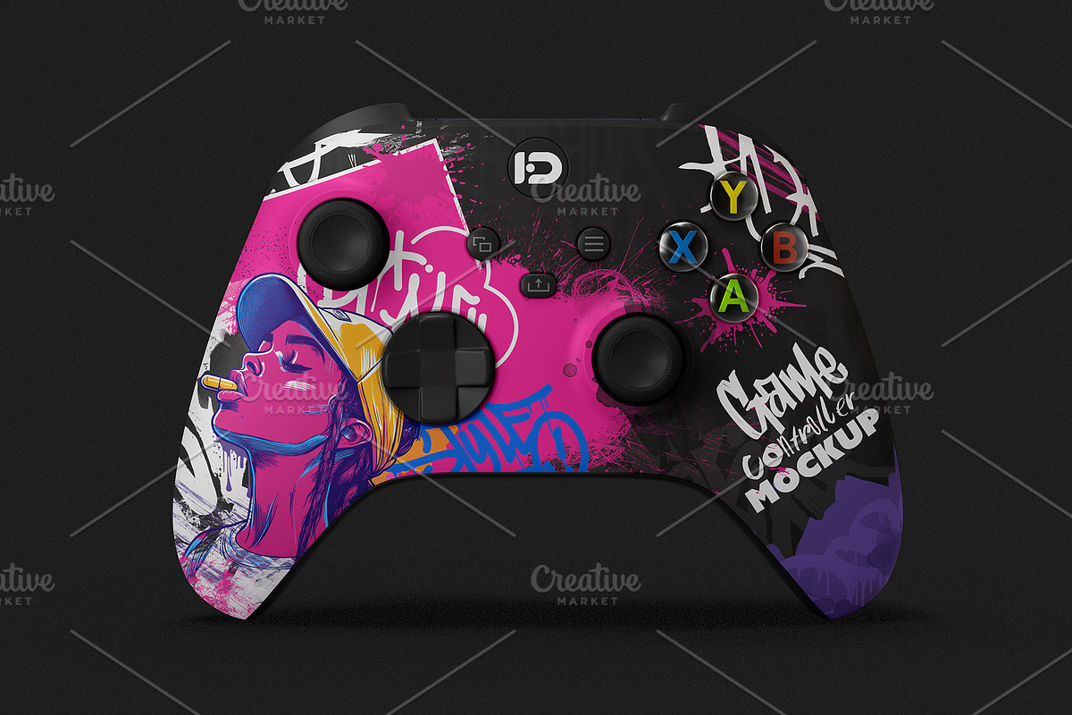Game Controller Mockup Set, a Wearable Device Mockup by ForgeDesign (Photo 4 of 7)
