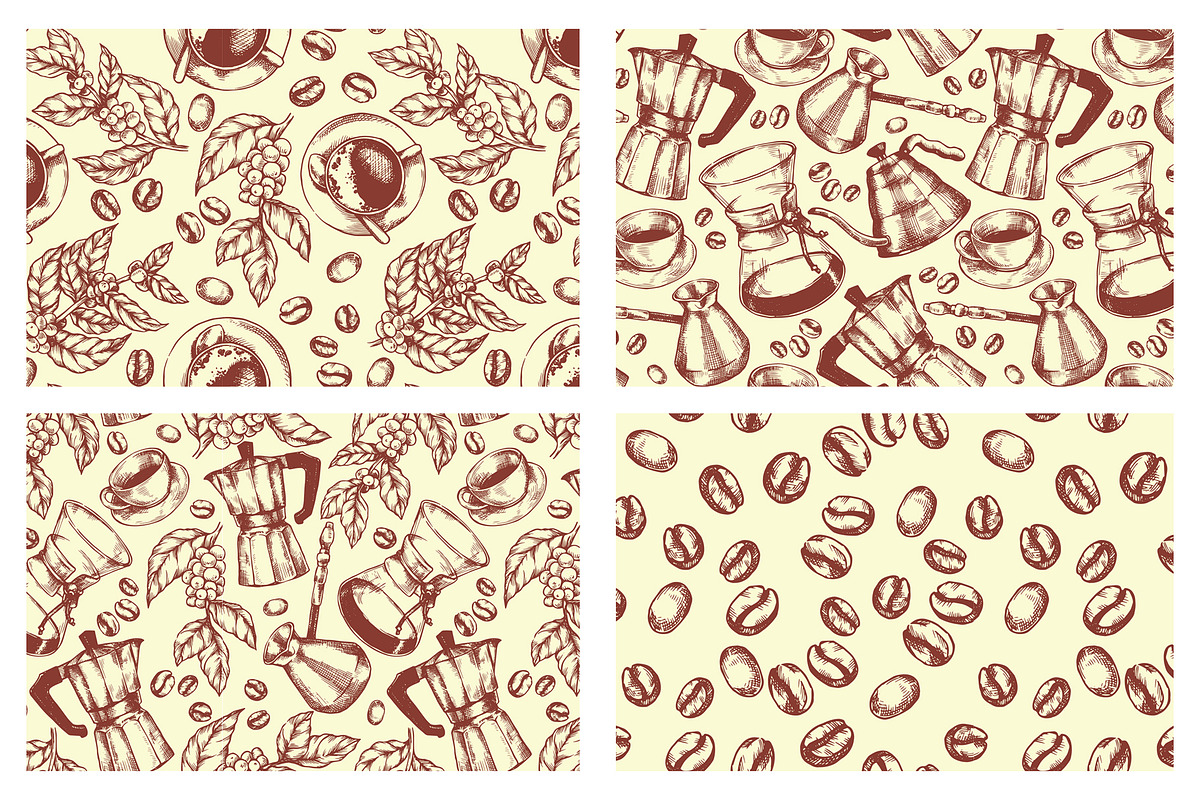 Coffee. Retro collection, a Food Illustration by made by Tanya (Photo 4 of 6)