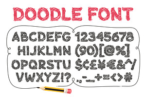 Cartoon Doodle Font