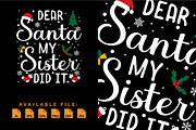 Dear Santa my sister did it Xmas, an Object Graphic by Vignette.IT (Thumbnail 2 of 3)