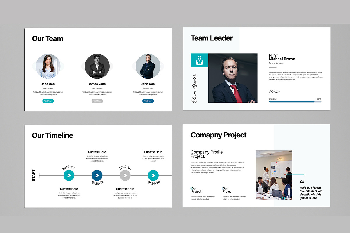 Company Profile Presentation design, a Presentation Template by MightyDesign (Photo 4 of 8)