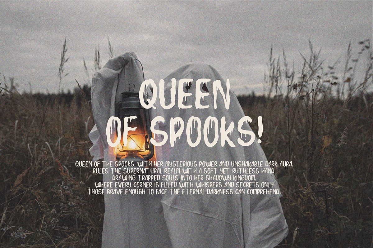 Skeleton Blood - Halloween Font, a Handwritten Font by Berdansabersama (Photo 6 of 7)