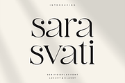 Sarasvati - Serif Display Font, a Serif Font by Artchitype Studio (Thumbnail 1 of 14)