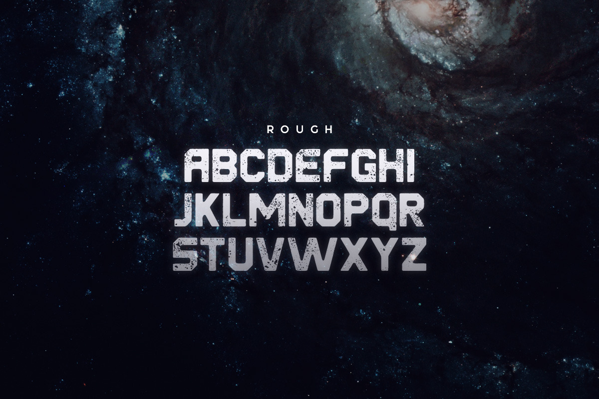 Derelict Typeface preview 3