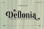 Dellonia, a Serif Font by Gatype (Thumbnail 1 of 10)