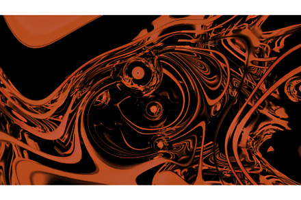 Abstract red and black liquid tunnel, an Illustration by Media Whale Stock