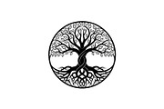 Tree of Life Circle SVG Bundle, an Illustration by Gfx_Store (Thumbnail 44 of 50)