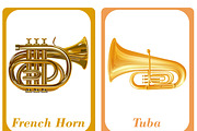 Musical Instruments Flash Cards, a Card Template by DigitalsDesigns (Thumbnail 3 of 4)