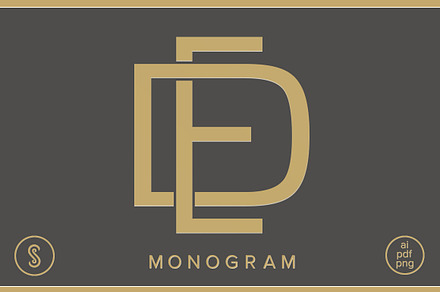 ES Monogram SE Monogram, a Branding & Logo Template by Shuler Studio