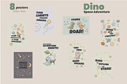 Dino Space Adventure – Vector Set, an Animal Illustration by moja doodle (Thumbnail 7 of 11)