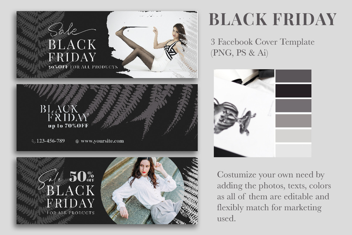 Black Friday: Social Media Tempates, a Social Media Template by Lumitar (Photo 4 of 5)