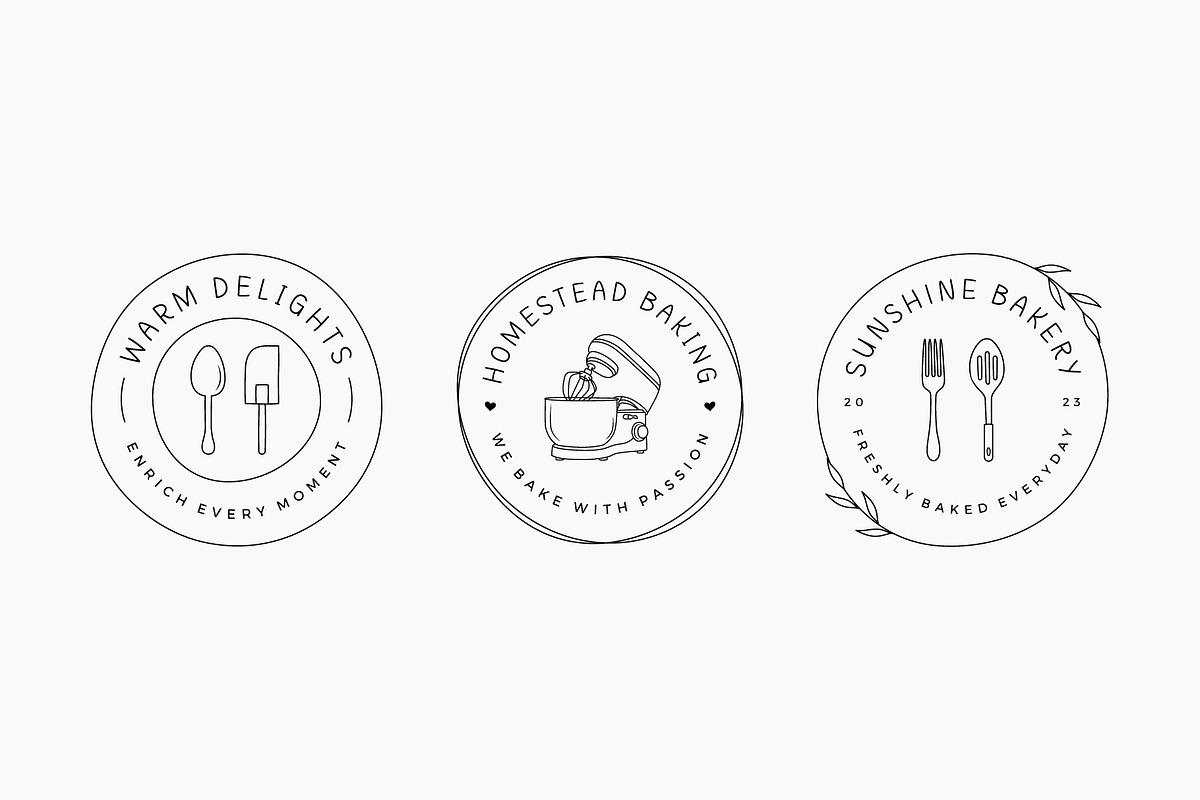 Bakery Logos, a Branding & Logo Template by ChicGraphix (Photo 3 of 7)