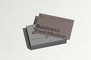Minimalist Business Card Mockup Set, an Advertising Mockup by pixelmock (Thumbnail 3 of 15)