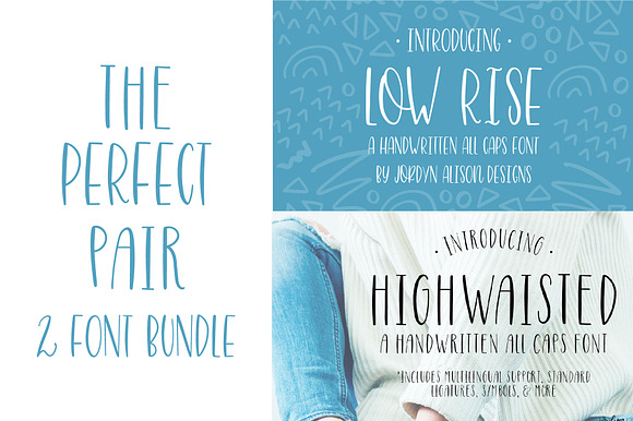The Perfect Pair Font Bundle preview 5