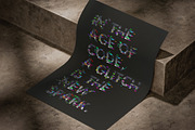 Glitch Font, a Sans Serif Font by Handmadefont (Thumbnail 7 of 10)