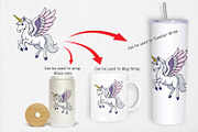 Winged Unicorn Clipart, a Graphic by Artnoy (Thumbnail 4 of 5)
