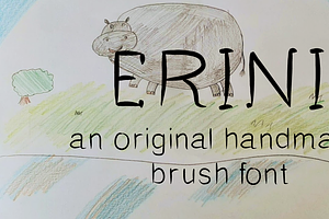 Erini, An Original Brush Font