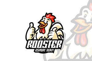 Rooster Mascot Logo Design., a Branding & Logo Template by VectorCraft