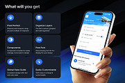 Flight Booking Mobile App UI Kit, an UI Kit Template by Creative Perspective (Thumbnail 2 of 6)