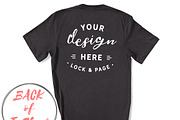 Back Of T-Shirt BC3001 Mockup Bundle, a Shirt Mockup by lock and page (Thumbnail 6 of 88)
