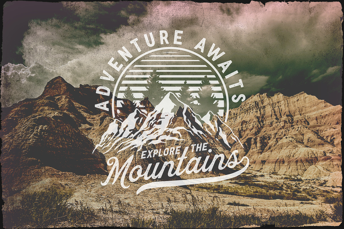 Outdoor Adventure Logo Templates, a Poster Template by Michael_Hinkle (Photo 8 of 8)