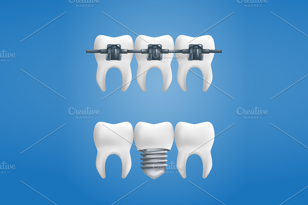Dental Care Vector Icons set, an Emoji Icon by Rodionoff (Photo 6 of 6)