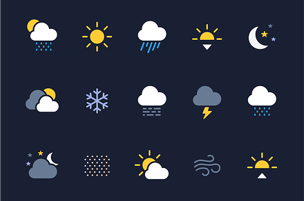 Weather Icons (SVG), an Icon by alexvanderzon