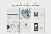 ALMA Aesthetic Canva Templates, a Social Media Template by Studio Suvelle (Thumbnail 4 of 12)