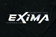 Exima Geometric Font, a Sans Serif Font by 177Studio (Thumbnail 1 of 8)