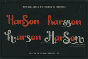 Harson Inter-Galactic Typeface, a Sans Serif Font by Weirdsgn Store (Thumbnail 7 of 11)
