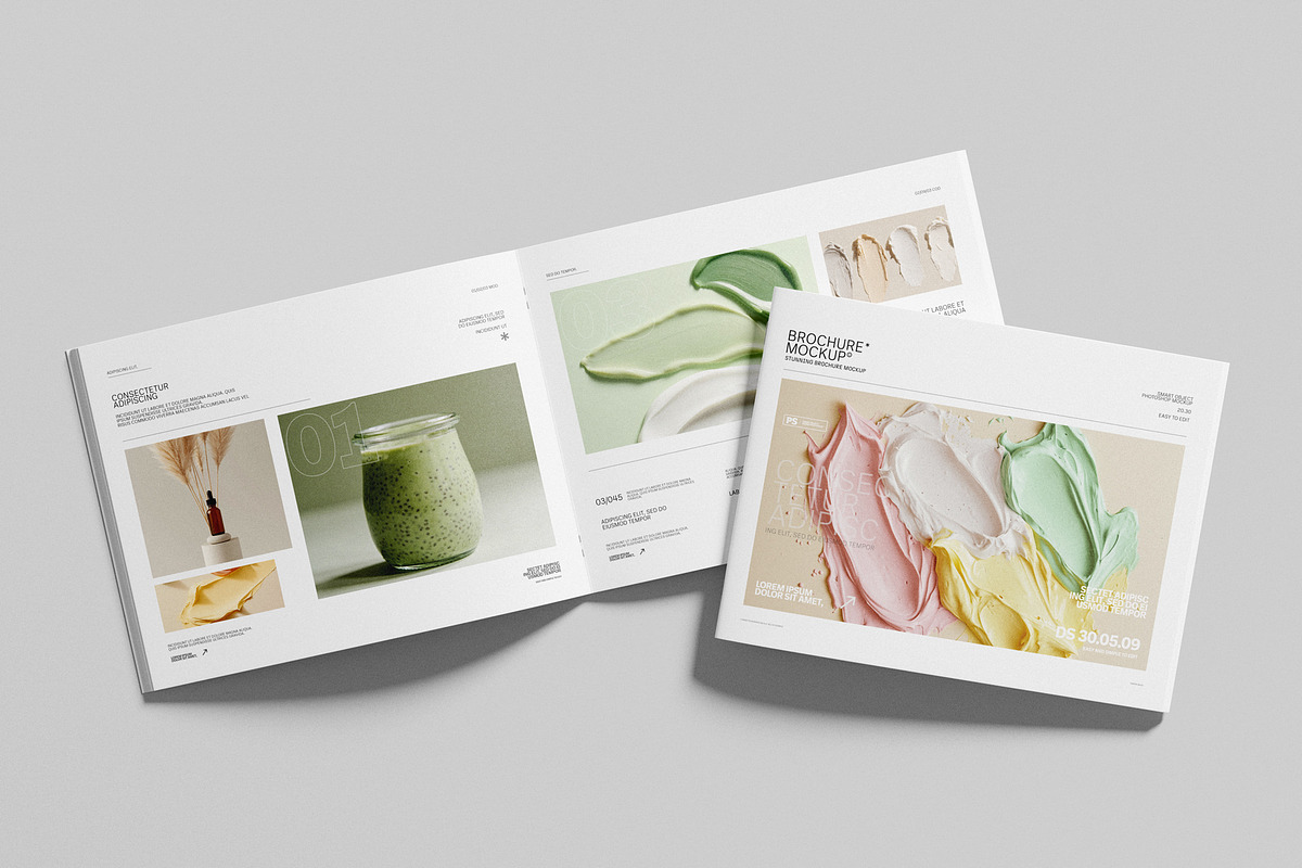 US Letter Landscape Brochure Mockup, a Books & Magazine Mockup by Toasin Studio (Photo 8 of 8)
