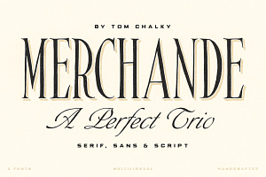 Merchande - Vintage Font Trio