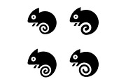 Chameleon Logo, a Graphic by NataliiaVolyk (Thumbnail 4 of 6)
