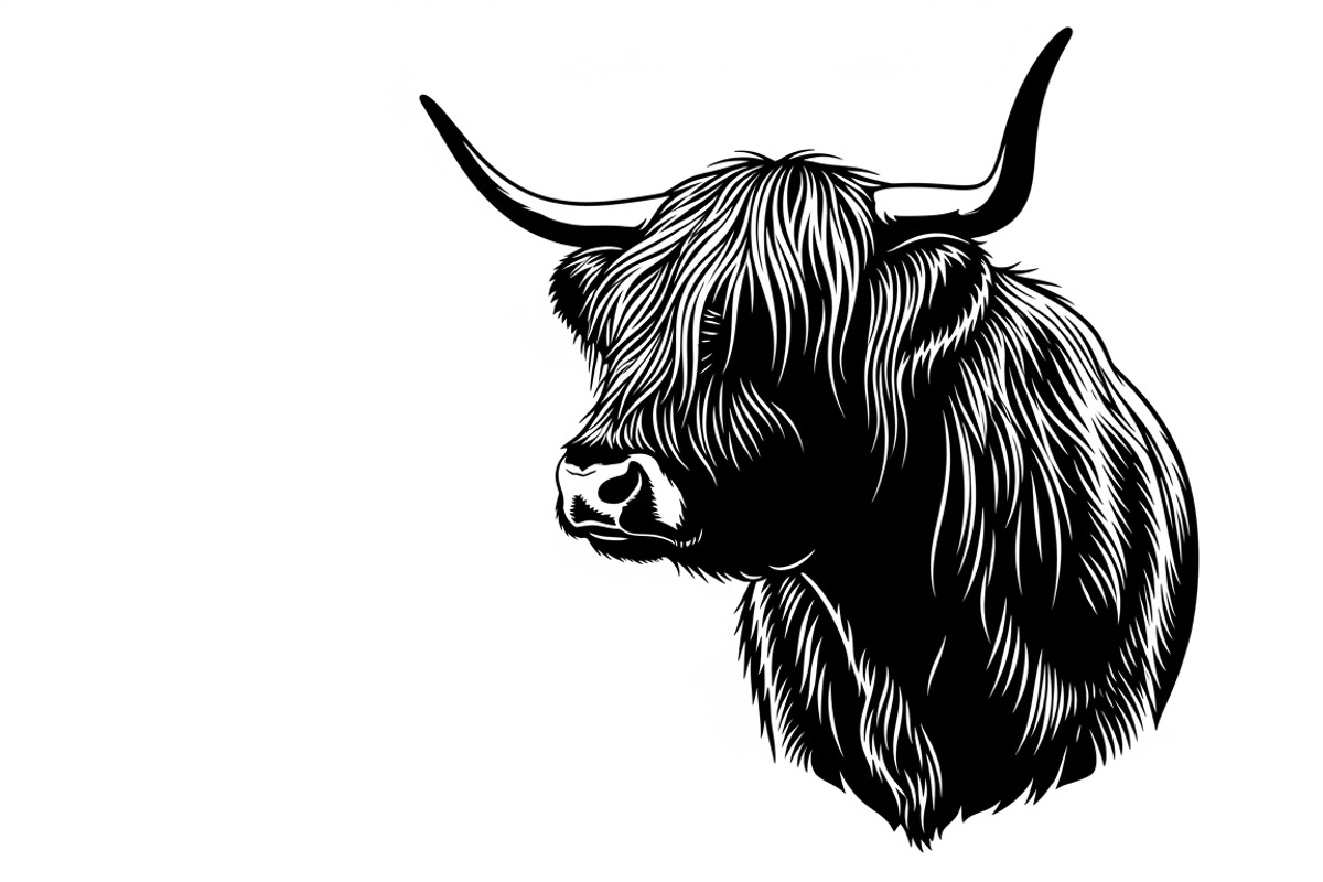 Rustic Highland cow wall art design, an Illustration by Amazin_art (Photo 17 of 40)