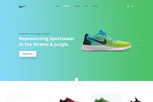 E- Commerce Landing Page