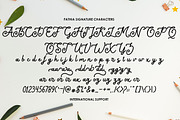Fathia Signature, a Script Font by Akifatype. (Thumbnail 5 of 6)