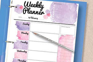 Planner 5 Pack - Letter & Half