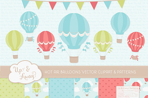 Fresh Hot Air Balloons & Patterns, an Illustration by Amanda Ilkov