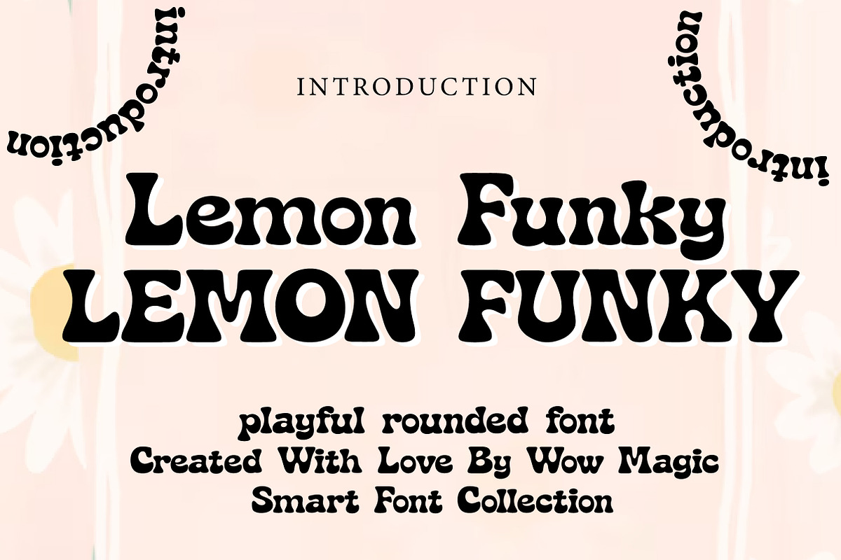Lemon Funky, a Slab Serif Font by Wow Magic (Photo 1 of 3)
