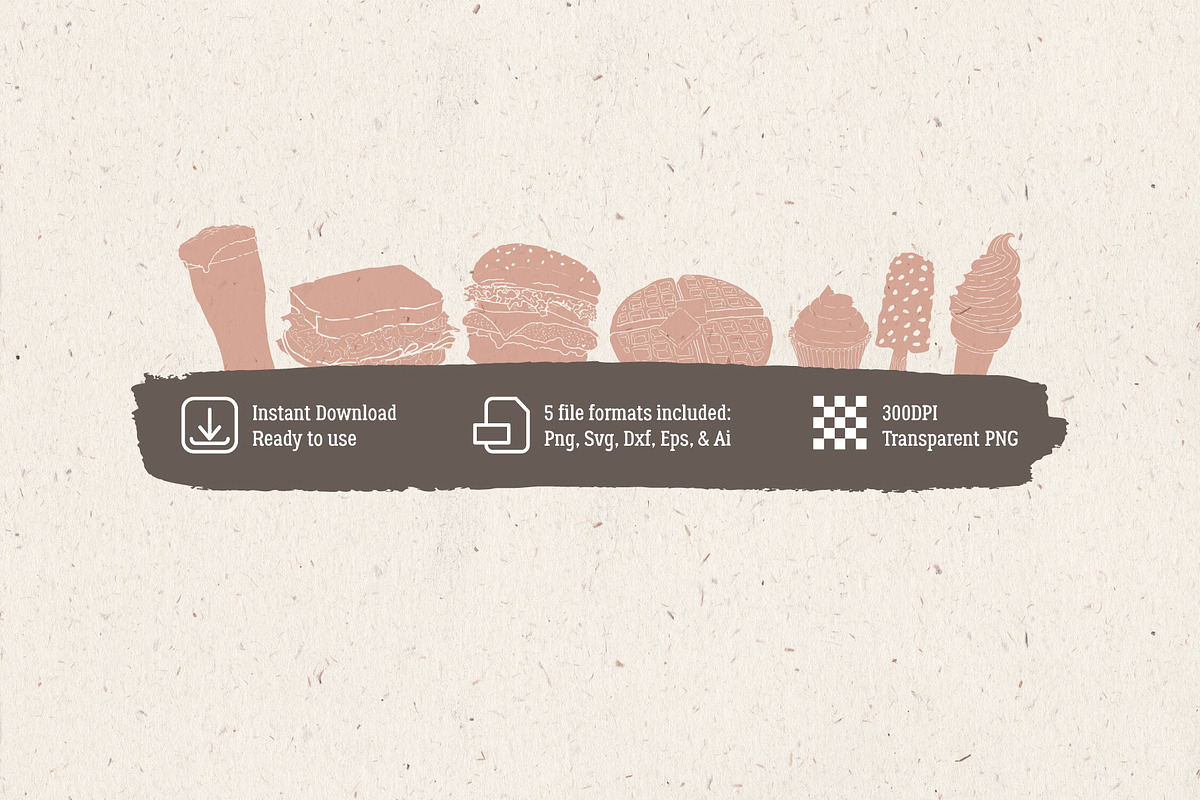 Hand Drawn Food Illustration Pack, a Food Illustration by Seaquint (Photo 5 of 6)