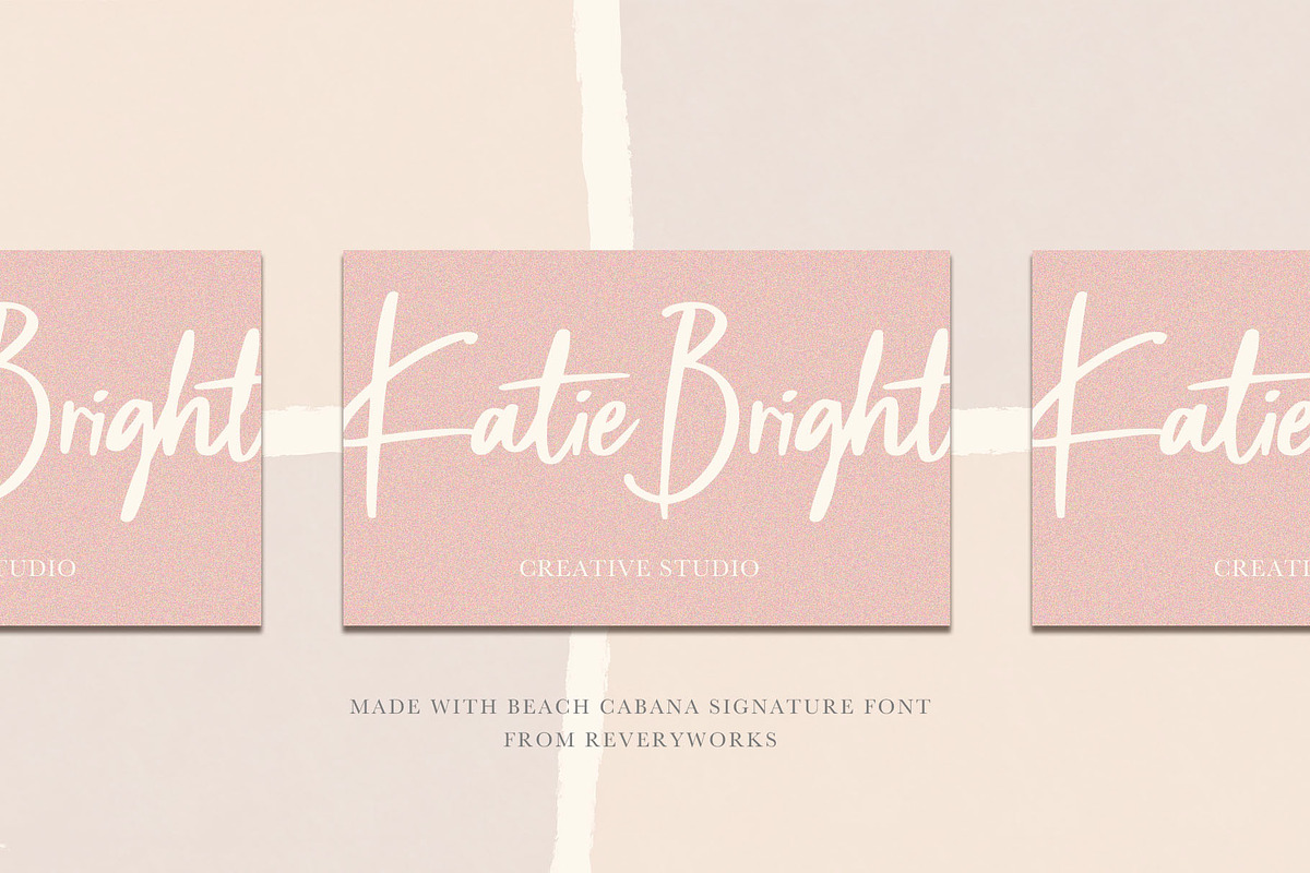 Beach Cabana Signature Font, a Font by ReveryWorks (Photo 11 of 21)
