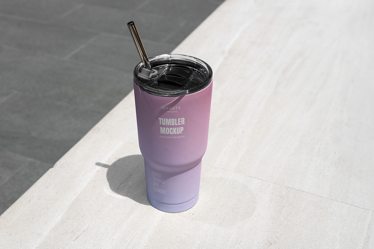 Tumbler Mockups To Go, a Cups & Container Mockup by Dikarte.Store (Photo 2 of 14)