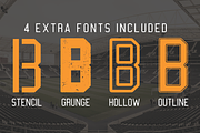College Fusion Font Combo, a Sans Serif Font by GlitzyGrapix (Thumbnail 3 of 12)