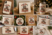 Funny Retro Vintage Christmas Bundle, an Object Graphic by Daisy Design (Thumbnail 8 of 19)