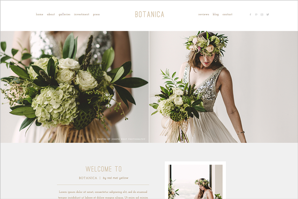 Botanica II ProPhoto 7 Template, a Websites & App Template by Red Met Yellow Creative (Photo 2 of 20)