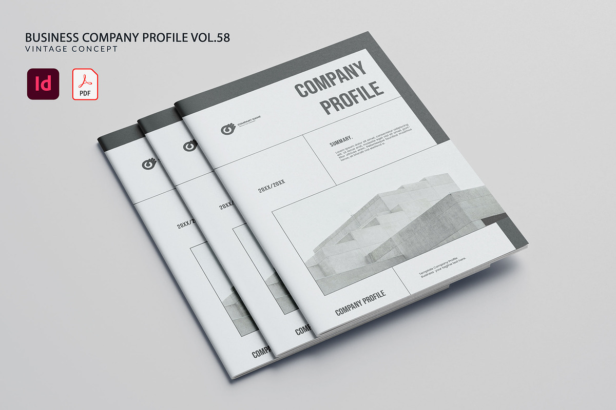 Business Company Profile Vol.58, a Brochure Template by Bewalrus Studio (Photo 1 of 11)