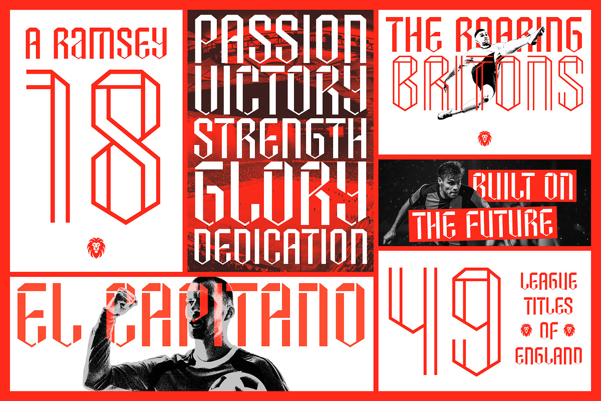 Hexagreat - Sport Display Font, a Sans Serif Font by Invasi Studio (Photo 3 of 11)